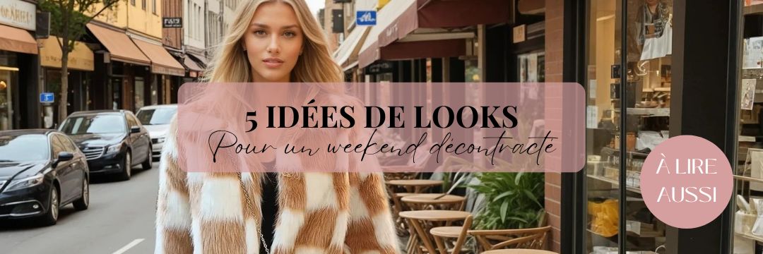 5 idées de looks weekend décontracté